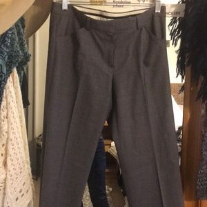 Taupe wool pants